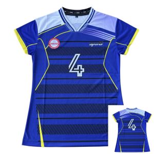 Baju volly wanita jersey motif full printing