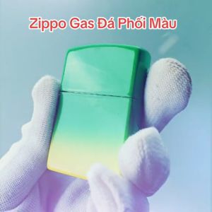 Bật Lửa Zippo Gas Đá Phối Màu Sơn Tĩnh Điện Độc Lạ Sáng Tạo ( Lửa Thường ) Hộp Quẹt Gas Độc Lạ