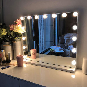 IWP | LED Makeup Mirror Light Bulbs USB Hollywood Vanity Make Up Mirror Lights Bathroom Dressing Table Lighting Dimmable LED Wall Lamp