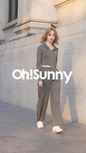 Ohsunny thời trang nữ quần thấm mồ hôi quần ống rộng rộng thoáng khí cảm giác mát mẻ chống UV UPF50 + Mỏng Giảm Béo