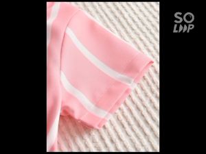 BAJU KEMEJA TUNIK SALUR PINK ANAK PEREMPUAN 1-6tahun