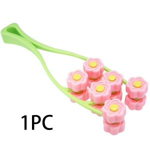 A Facial Massager Featuring Floral Massage Rollers Designed for V-Shaped Facial Tightening and Lifting Practical Beauty Tool