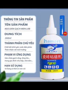 Keo Dán Gạch Men Siêu Dính LKB 260ml Dán Ron Gạch Gốm Ván Gỗ Lát Sàn Ốp Viền Tường Nhà