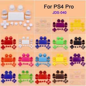 1Set 18colors Joystick Cap touch D-pad R1 L1 R2 L2 trigger Direction Key ABXY Buttons For PS4 Pro JDS 040 Controller