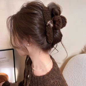 Kẹp Tóc Hình Trái Tim Cừu Lớn Phụ Kiện Tóc Nữ Kẹp Cá Mập Kẹp Tóc Thời Trang Cho Phụ Nữ Phụ Kiện Tóc Thời Trang Mùa Thu Đông