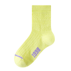 miiow | Breathable Thin Cotton Socks For Boys Children Summer No-Cuff Lightweight Comfortable Casual Mid-Calf Socks For Kids