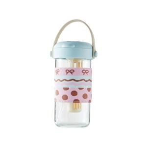 CAROTE | Portable Glass Sipping Tea & Coffee Cup