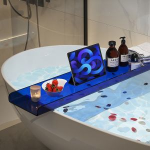 XYBP | Transparent Luxury Multifunctional Bathtub Shelf