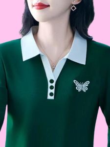 QIAOXIZI | Spring & Autumn Fashionable Slimming T-shirt for Women