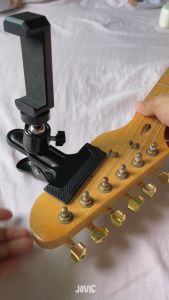 RIXTON Head Phone Clip Guitar Mobile Holder Bracket for Guitar Bass and Kalimba