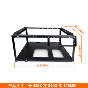 แผนที่คู่ Stackable เปิดกรณี X79x99eatx เมนบอร์ดสนับสนุน 360 Water Cooling Rack คอมพิวเตอร์เดสก์ท็อปกรณี A-onebox