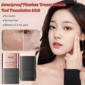 Flawless Eraser Double End Foundation Stick Waterproof Sweatproof Concealer Foundation Stick Water Lightweight Concealer Makeup