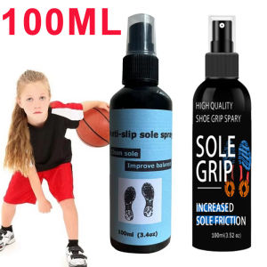 100ml Basketball Shoes Grip Spray Protect Soles Anti-Slip Sole Spray Basketball Shoe Sole Spray Sole Enhancer Non-stick Shoe