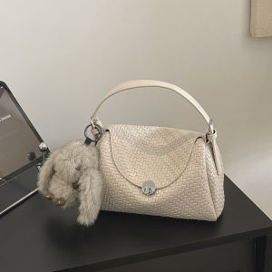 clu Light luxury woven pattern underarm bag minimalist commuting shoulder bag personalized handbag ulc