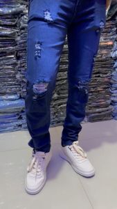 LAGI TURUN HARGA Celana Jeans sobek pria - Ripped Jeans - celana slim fit pria motif sobek