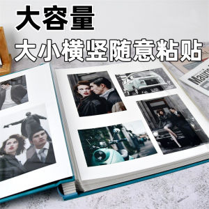 Album Ảnh DIY Thủ Công Family Edition 6 Inch Album Ảnh Cưới Bìa Màng Tự Dính Album Lưu Niệm Nhiều Trang