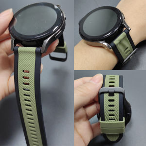 22mm Silicone Strap For Samsung Galaxy Watch 3 45mm Galaxy 46mm Gear S3 Frontier Soft Comfortable Wristband For Huawei GT 6 Pro