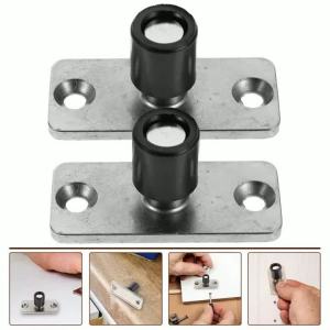 Door Stopper Barn Door Guides Thickened Stainless Steel For Sliding Door Prevent Swinging Sliding Door Bottom 2Pcs