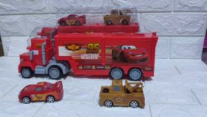 CWVS CARS MACK TRUCK TOY CAR WITH 2 PIECES CARS CHARACTERS TOY CAR FOR KIDS