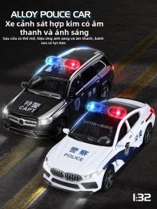 YANGBEI | Alloy Police Car Toy Model with Six Openable Doors