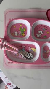 3in1 Sanrio Spoon Fork Plate & Kuromi Themed Dining Set for Kids: A Comprehensive Guide