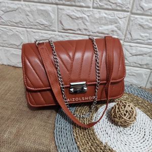 SALE TAS SELEMPANG WANITA EVRIL TAS SLEMPANG RANTAI VIRAL SLINGBAG FREE DUSTBAG