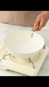 13 Inch Oil Splatter Screen Guard Stainless Steel Splash Screen Protector Guards with Handle Splash-Proof Frying Pan Mesh Pot Lid Cover for Kitchen Cooking Gadgets