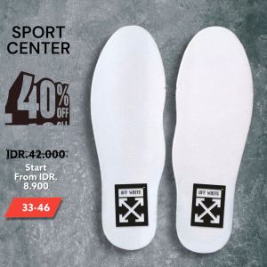 Insole Sepatu/Alas Dalam Sepatu Off White Series Pria & Wanita