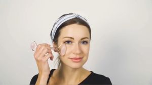 Extraction หินนวดหน้า ลูกกลิ้งหยกกัวซา สำหรับนวดยกกระชับใบหน้า หินแท้ ลูกกลิ้ง กัวซา นวดหน้า Face Roller Massager