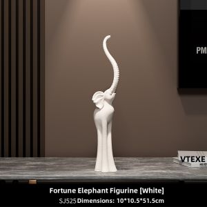 Kisstyle | Prosperity Attracting Elephant Figurines for Decor