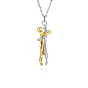 Dây Chuyền Choker Ôm Sát Thời Trang Mặt Dây Chuyền Thép Không Gỉ Dành Cho Nam Nữ Cặp Đôi Thiết Kế Hình Học Quà Tặng Hợp Thời Trang Cho Người Yêu