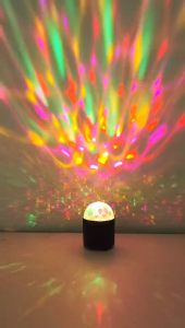 2in1 Bluetooth Speaker RGB Light Galaxy Projector with Remote Control Rechargeable Wireless Karaoke Speaker Starry Sky Waterwave Night Light Multicolor Disco Lamp