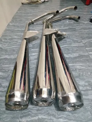 rusi TC macho 125 150 175 universal version 2 chicken pipe stainless