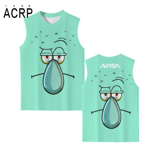 Quick Drying Ice-Silk Sense Mens Student Sleeveless T-Shirt