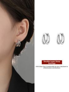 OUGUI | S990 Pure Silver Earrings