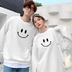 Kaos Couple Pasangan Kucing Kembar (harga 2 baju) / Kaos Pria Wanita Lengan Panjang Bahan Baby Terry Premium / Kaos Kapelan
