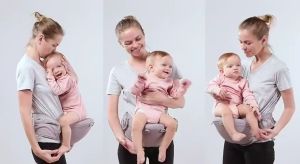 เป้อุ้มเด็กนั่ง Hip seat 2 in 1 สะพายหน้า-หลัง ให้ลูกน้อยนั่งสบาย 3-36 เดือน เป้อุ้มเด็ก เป้อุ้มเด็กแบบนิ่ม ระบายอากาศดี แข็งแรง น้ําหนักเบา
