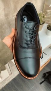 OXFORD BLACK (KULIT ASLI) |ManNeedMe x Monday| Sepatu Pantofel Pria Formal