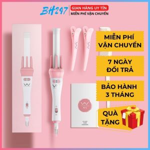 [FREESHIP+QUÀ TẶNG] Máy uốn tóc xoăn gợn sóng tự động mini 360 vivid & vogue chính hãng BH247 máy làm xoăn tóc mini máy tạo kiểu tóc bấm xoăn tóc gợn sóng Hàn Quốc