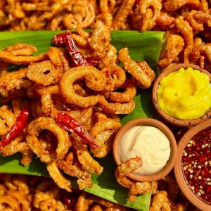 Tốp mỡ cuộn bơ tỏi vị mới - Hộp 250gram