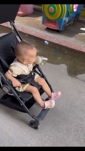 Xe đẩy trẻ em 0-6 tuổi siêu nhẹ gấp gọn tiện lợi cho du lịch Minibear Nhật Bản