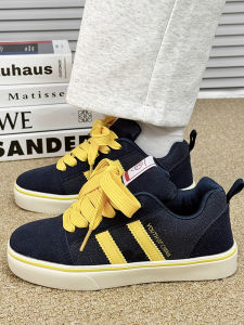 Low-Top Mens Shoes 2025 Autumn New Style Versatile Trendy Student Dequn Couple Black Board Shoes Breathable Comfortable Casual Sneakers