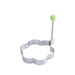 Stainless Steel Omelet Mold Fried Egg Model Creative Heart Bento Breakfast Poached Egg round Non-Stick Omelette Maker