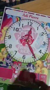 Laminated Clock for Kids: A Fun & Interactive Time Learning Tool