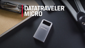 Kingston DataTraveler Micro USB 3.2 Flash Drive Ultra-Small Premium Metal DTMC3G2 (64GB/128GB/256GB)