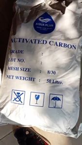 สารกรองน้ำ คาร์บอน กระสอบ50ลิตร  ID600  USAriya สารกรองน้ำ กรองคลอรีน สารเคมี กลิ่น   สี ปรับรสชาติน้ำให้นุ่มนวลชวนดื่ม รหัส110500002