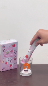 |Phiên bản đặc biệt| Elys Coffee - Cà Phê Vị Dâu Latte Hoà Tan - Hộp 170gram (10 gói)