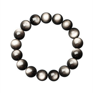 QINBAOSHUIJING | Couple Rainbow Obsidian Hand Chain
