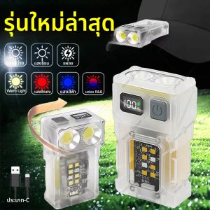 ไฟฉาย LED แบบหมุนได้ C99 1500 ลูเมนส์ ชาร์จไฟได้ด้วยแม่เหล็ก ไฟฉายพกพา EDC พร้อมคลิปหนีบด้านหลัง สำหรับกรณีฉุกเฉิน กิจกรรมกลางแจ้ง ตั้งแคมป์ และทำงาน