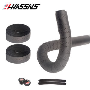 Hassns Road Bike Handlebar Band Bar Tape Strap Bicycle Non Slip Honeycomb Handlebar Band Bar Tape Punch Abrasion Resistant Non Slip Cycling Fixture
